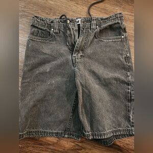 Monet Dark Gray Jean Shorts